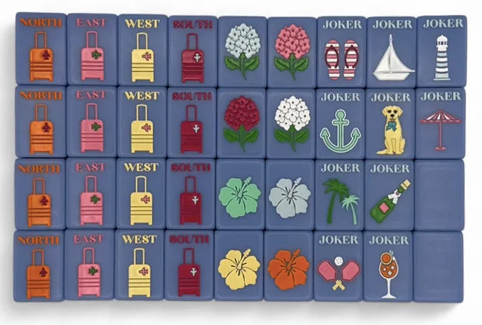 Bespoke X Gray Malin Beach Club Mahjong Tiles -(AVAILABLE AT STORE ONLY )