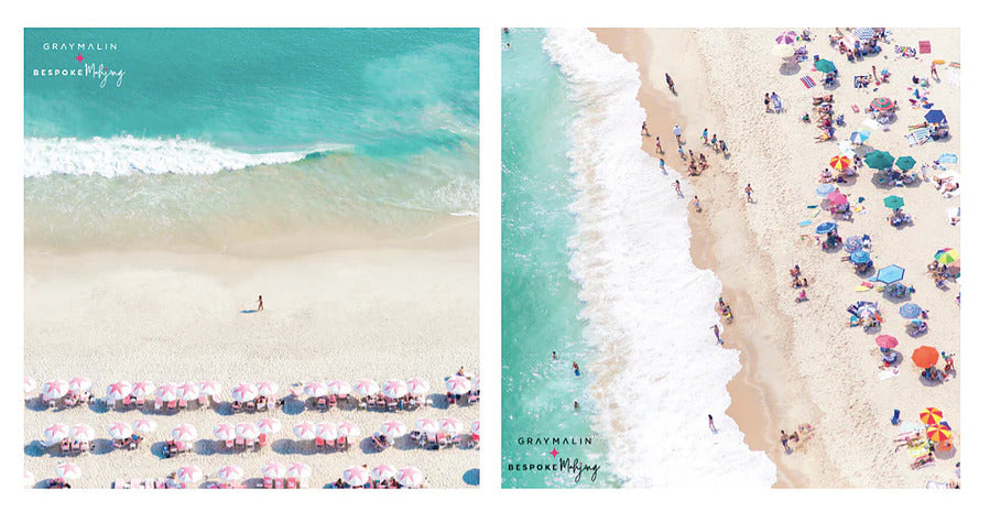 Bespoke X Gray Malin Double-sided Mat | Double The Fun/gray Malin Beach Club Mat