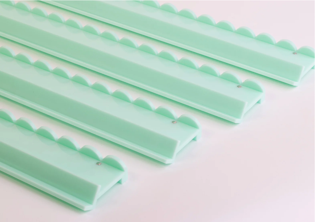 Scalloped Acrylic Racks